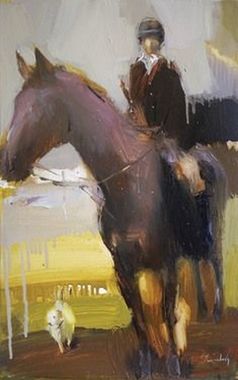 صورة لوحة الفارس والحصان