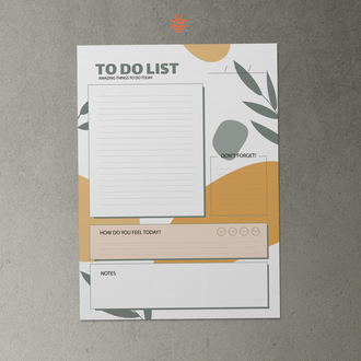 صورة TO DO LIST  |  قائمة مهام يومية