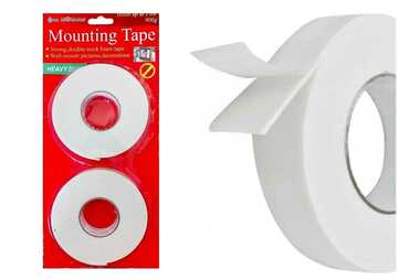Ferrada  Halds up to the  Mounting Tape  Strong, double-stick foam tape Wall-mount pictures, decorations  HEAVEDUTY