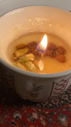 شمعة الفنجال saudi candle