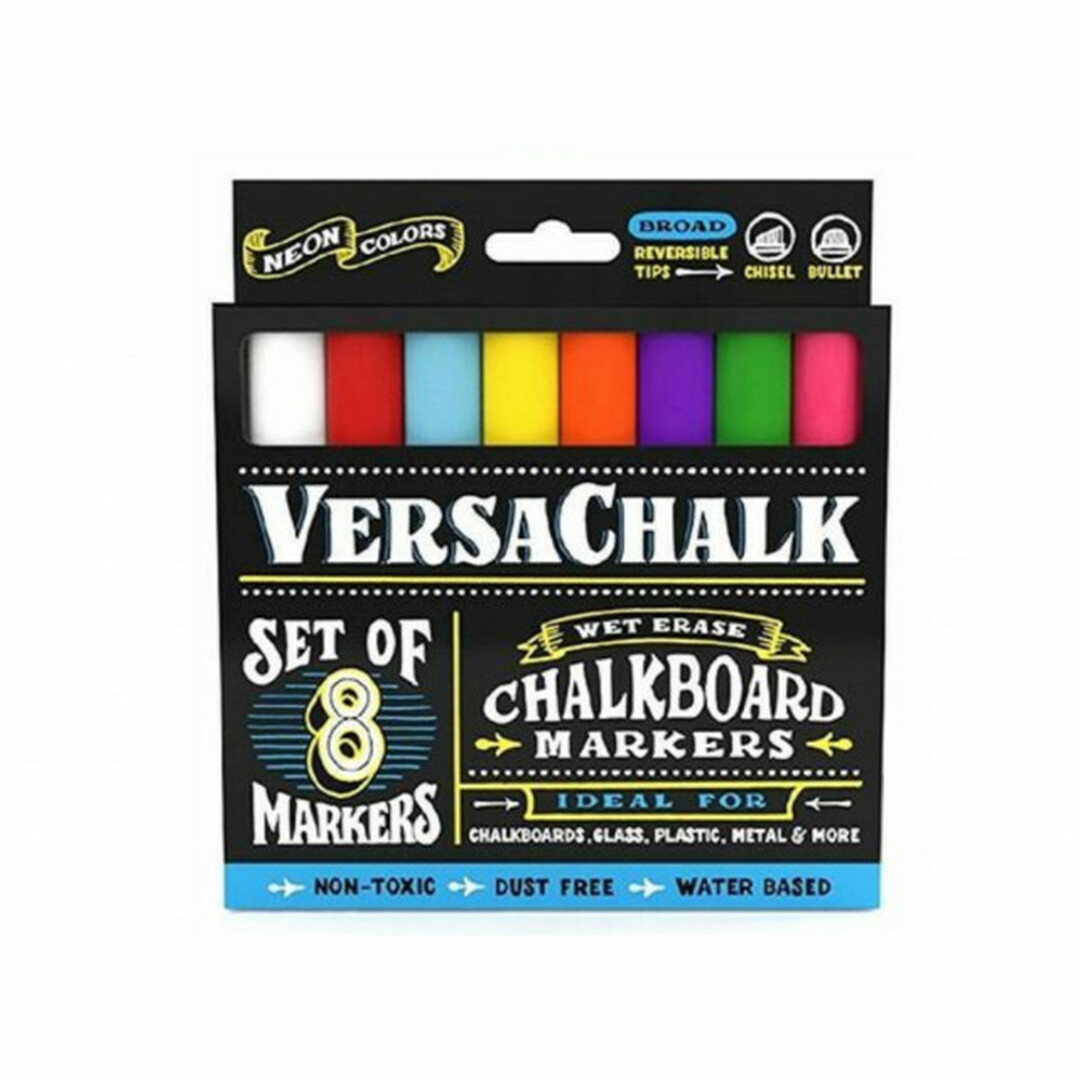 لايفوتك ألوان نيون أقلام ماركر للسبوره من     ( VersaChalk) على سوق تبايُع