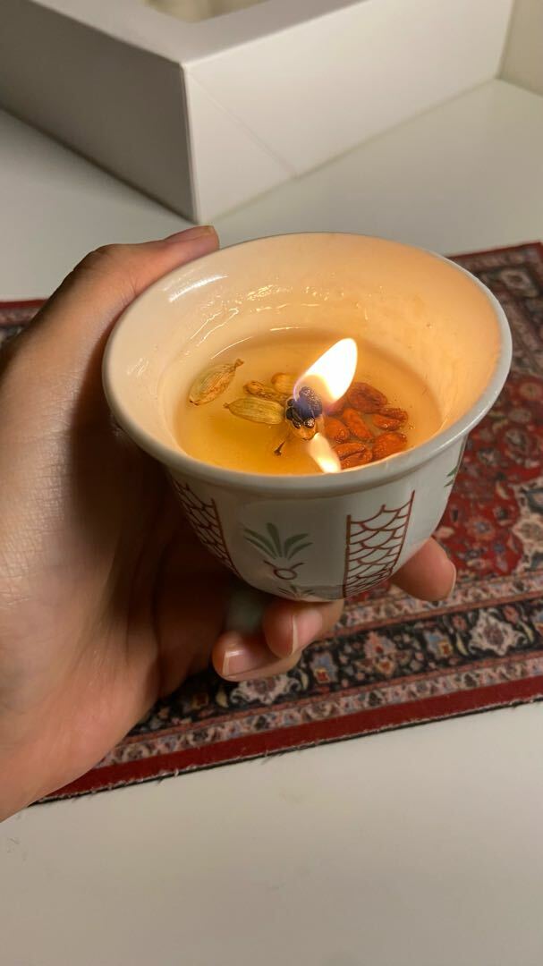 اطلب شمعة الفنجال saudi candle على سوق تبايُع
